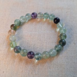 Bratara fluorit verde