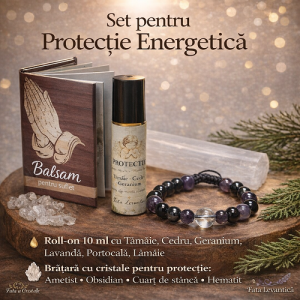 Set bratara si roll-on de protectie energetica