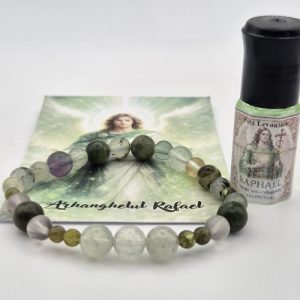 Set Arhanghelul Rafael – Bratara si Roll-On Ritual pentru Vindecare si Echilibru