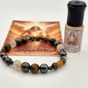 Set Arhanghelul Uriel – Bratara si Roll-On Ritual pentru Claritate, Intelepciune si Prosperitate