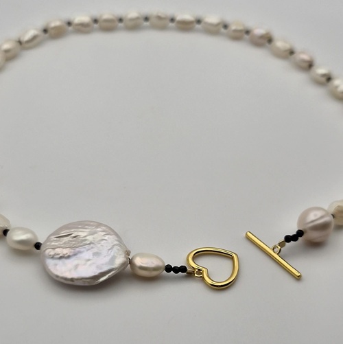 Colier perle si turmalina 5 Colier perle si turmalina