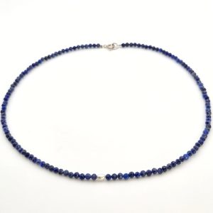 Colier Lapis Lazuli cu Perla