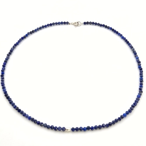 Colier Lapis Lazuli cu Perla 3 Colier Lapis Lazuli cu Perla