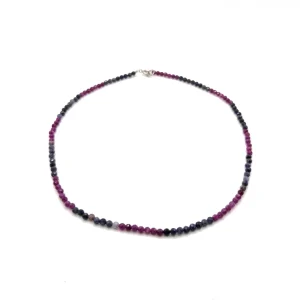 Colier rubin cu safir