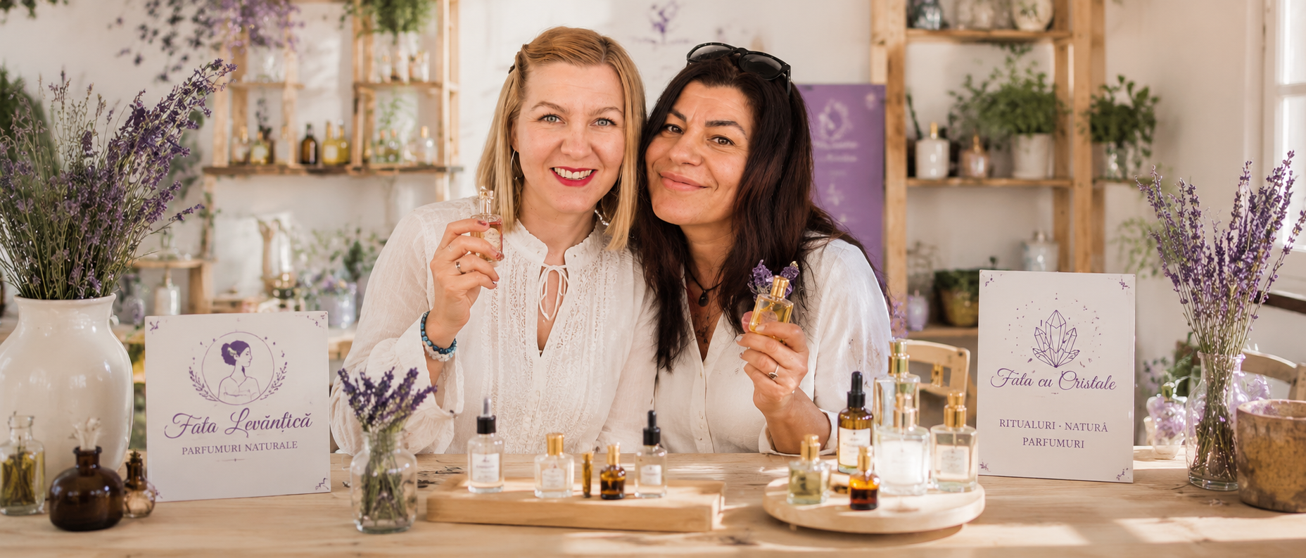 Atelier de parfum – parfumul tău natural, creat împreună 1 Parfum natural creat în atelierul Fata Levantică
