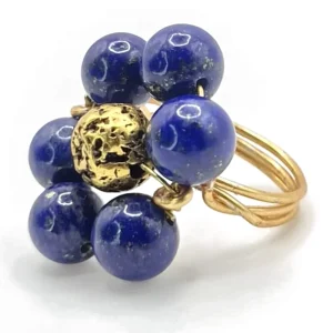 Inel lapis lazuli – alt unghi